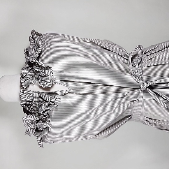 🤎 BCBG striped Poplin Dress - Picture 6 of 12